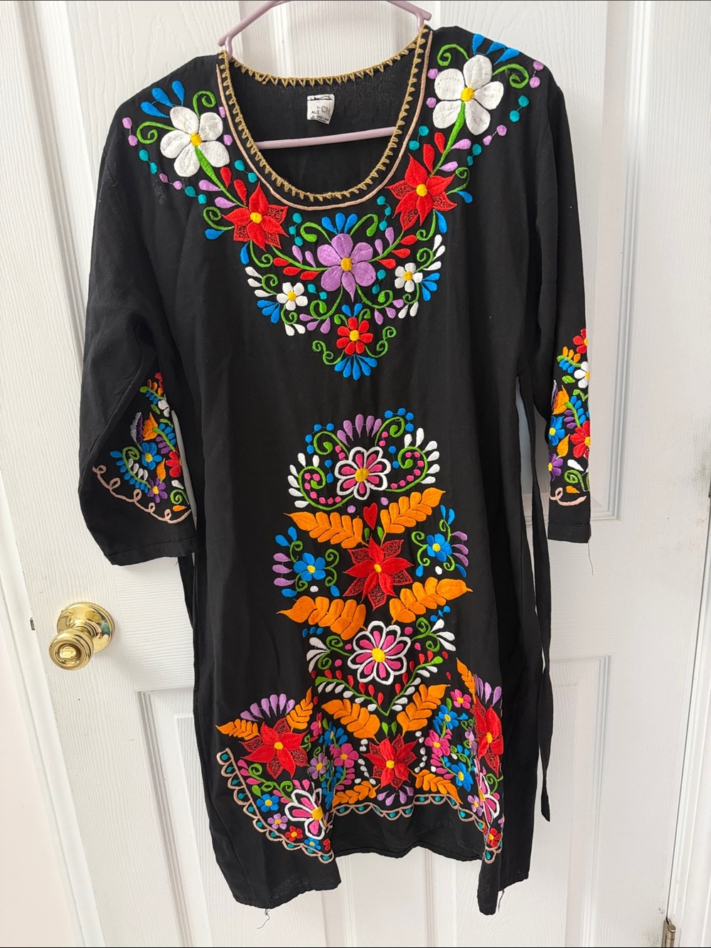 Embroidered Dress made in Mexico